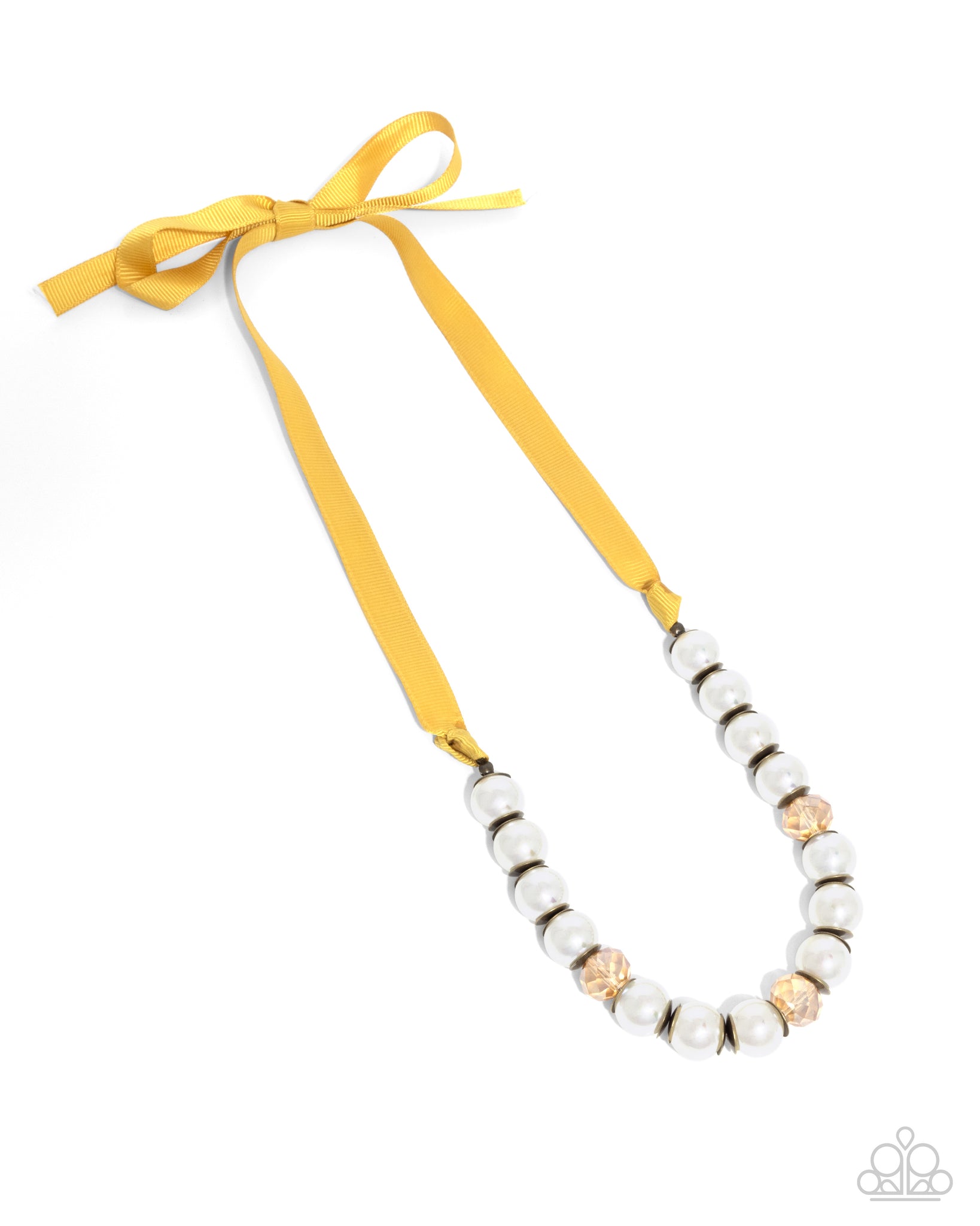 Paparazzi - Exclusive Ease - Yellow Necklace