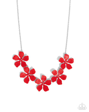 Paparazzi - Featured Finesse - Red Necklace