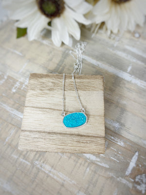 Stardust Sparkle - Blue Necklace