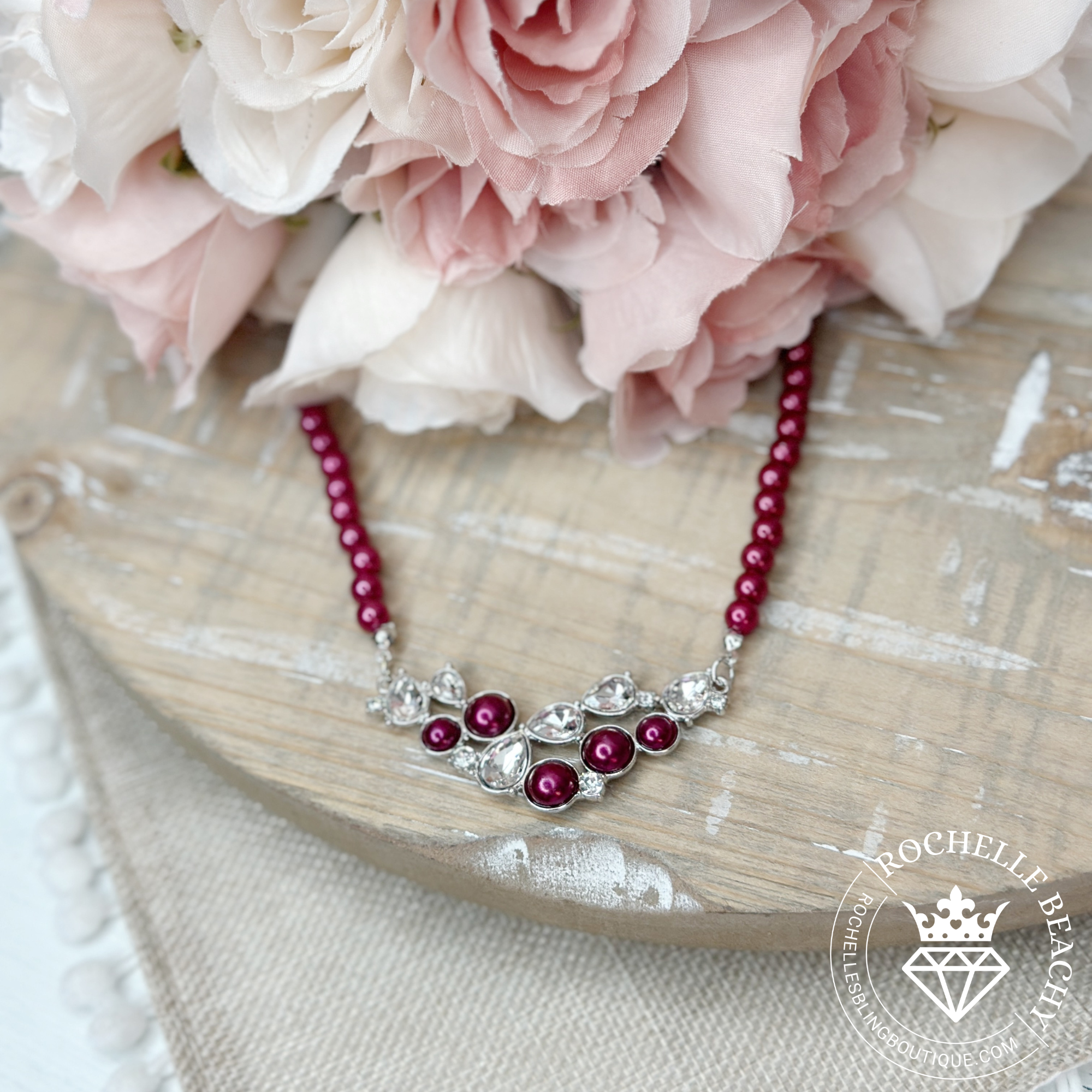 Paparazzi red pearl necklace deals
