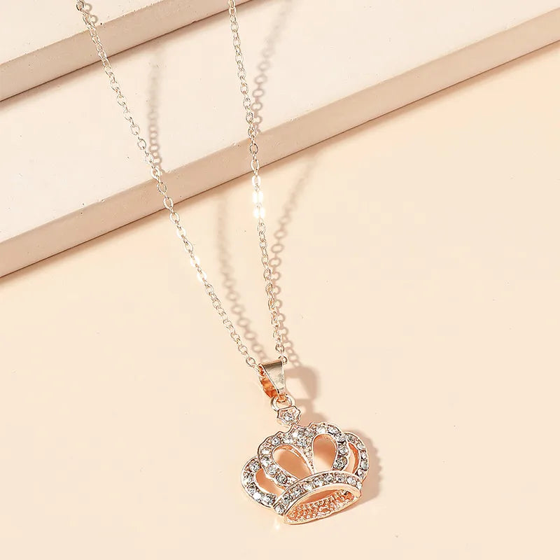 Regal Radiance  - Rose Gold Necklace