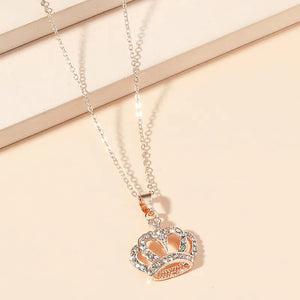 Regal Radiance  - Rose Gold Necklace