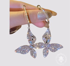 Diamond Flutter Earrings