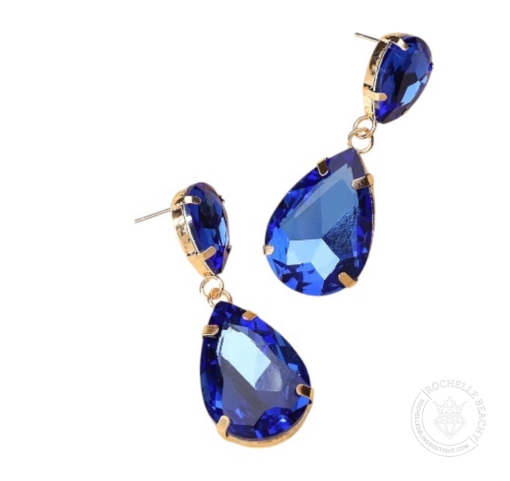 Sapphire Mist Earrings