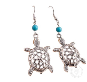 Turtle Charm Earrings