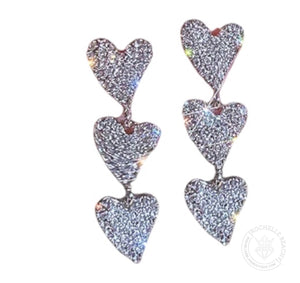 Glimmering Hearts Earrings