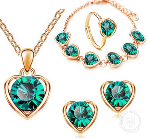 Emerald Desire 4 Piece Set