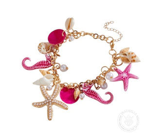 Shoreline Sparkle Bracelet in Pink