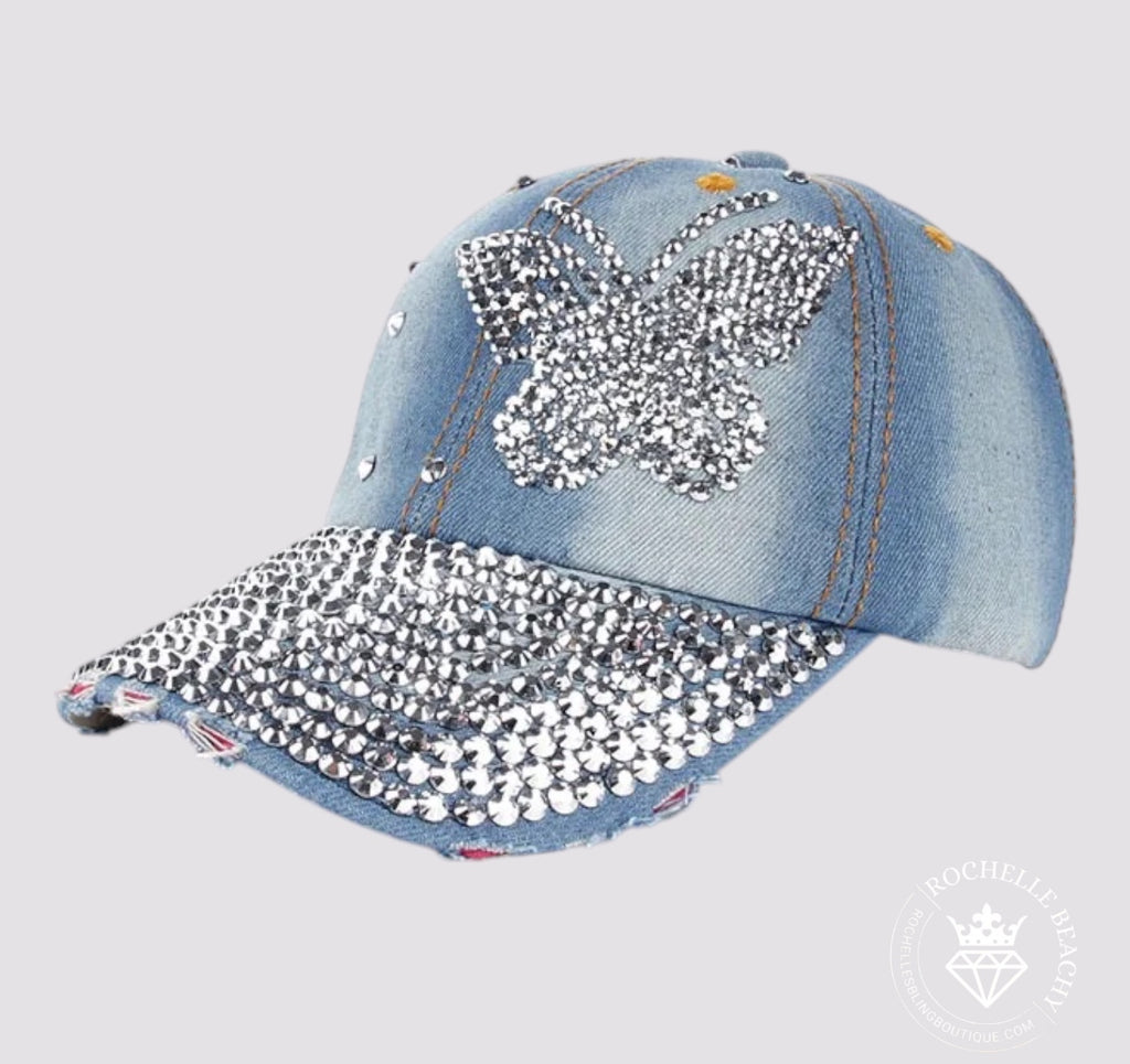 Baseball Hat - Sparkly Butterfly