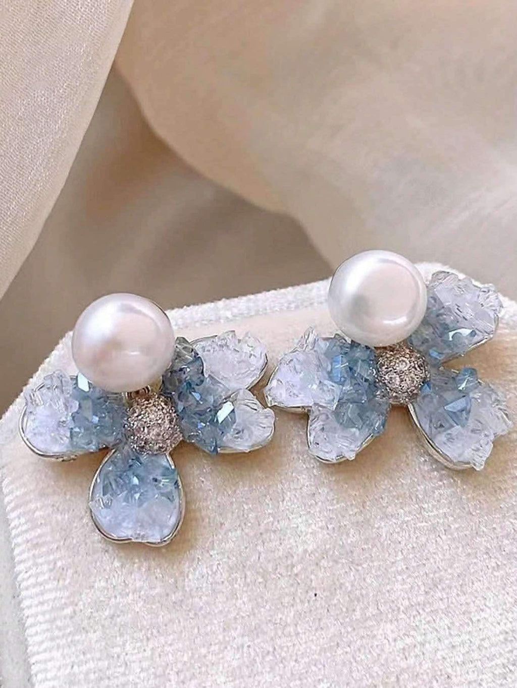 Azure Bloom Ombre Earrings