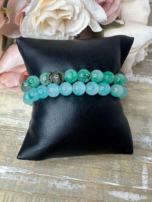 Beaded Bliss Bracelet in Turquoise