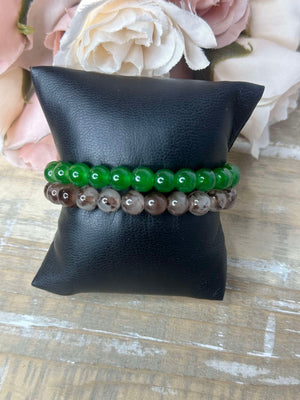 Beaded Bliss Bracelet in Green