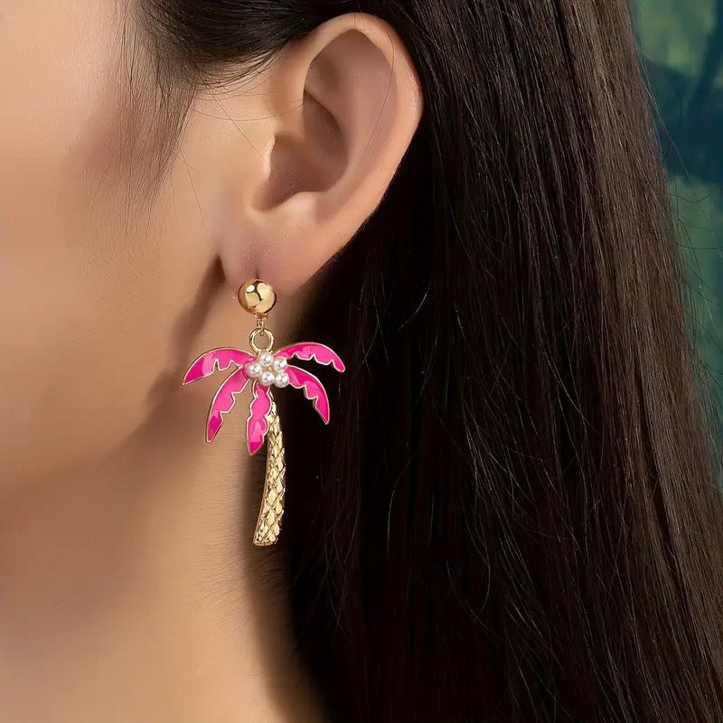 Island Breeze - Pink Earrings