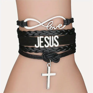 Timeless Faith -  Black Bracelet