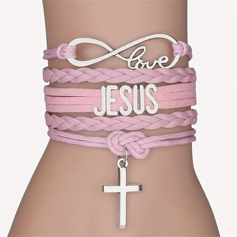 Timeless Faith -  Pink Bracelet