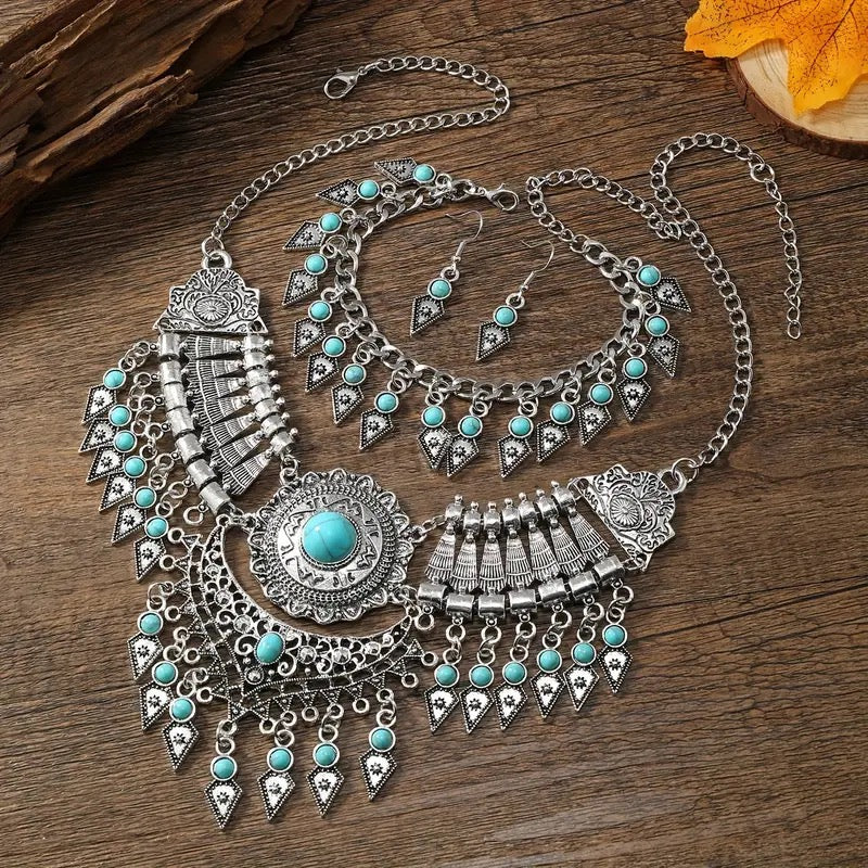 Tribal Mystique - Necklace, Bracelet & Earrings Set