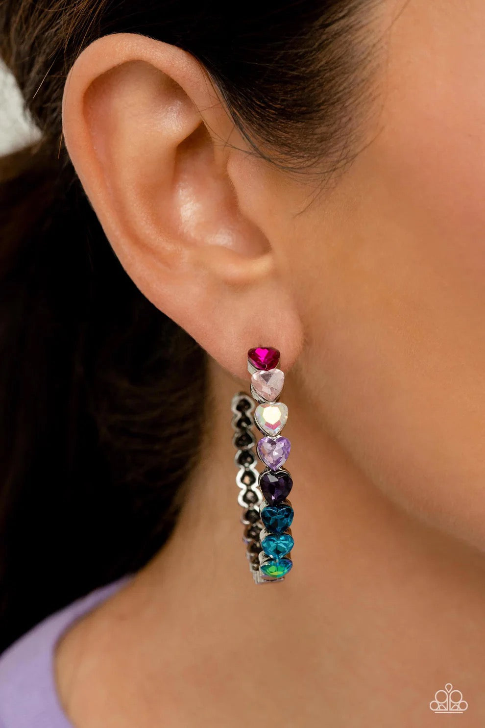 Paparazzi - Hypnotic Heart Attack - Multi Earrings