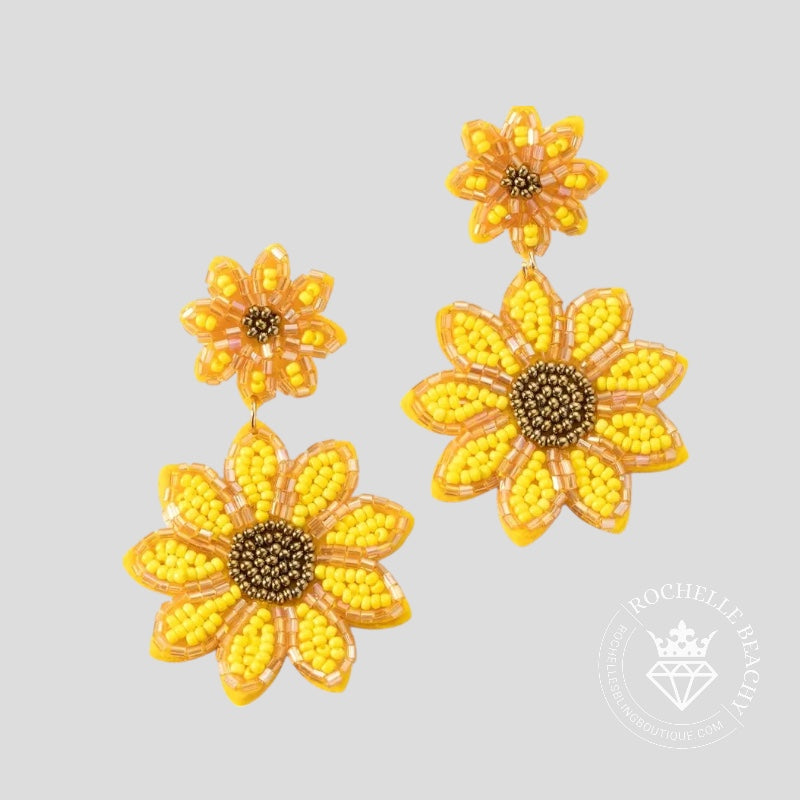 Sunflower Duet Earrings