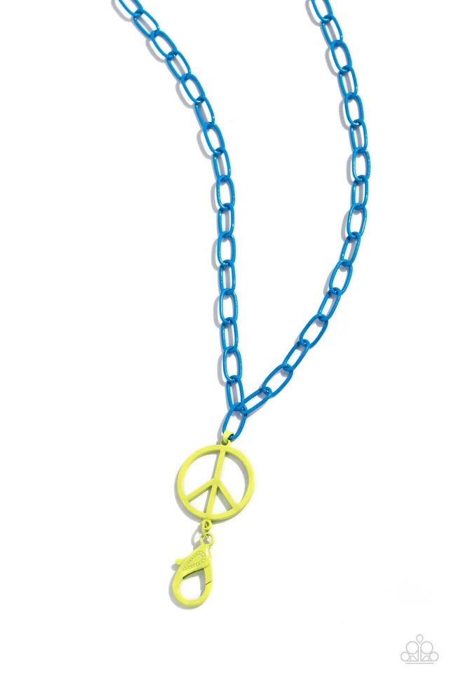 Paparazzi - Tranquil Unity - Blue Necklace