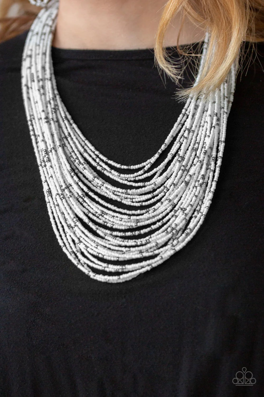 Paparazzi - Rio Rainforest - White Necklace