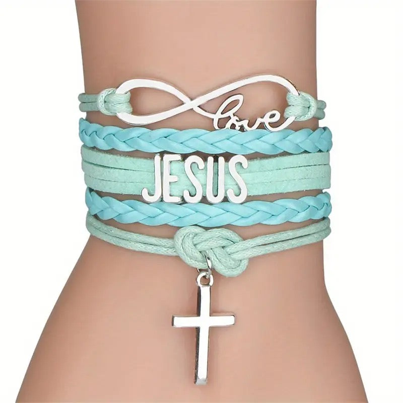 Timeless Faith -  Blue Bracelet