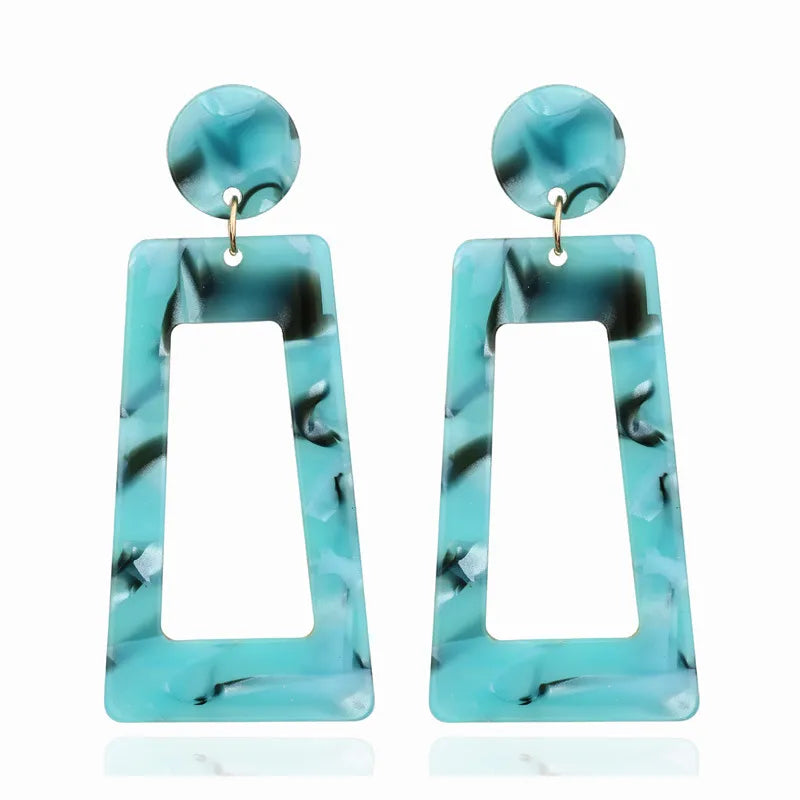 Urban Charm - Blue Earrings