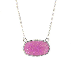 Stardust Sparkle - Pink Necklace