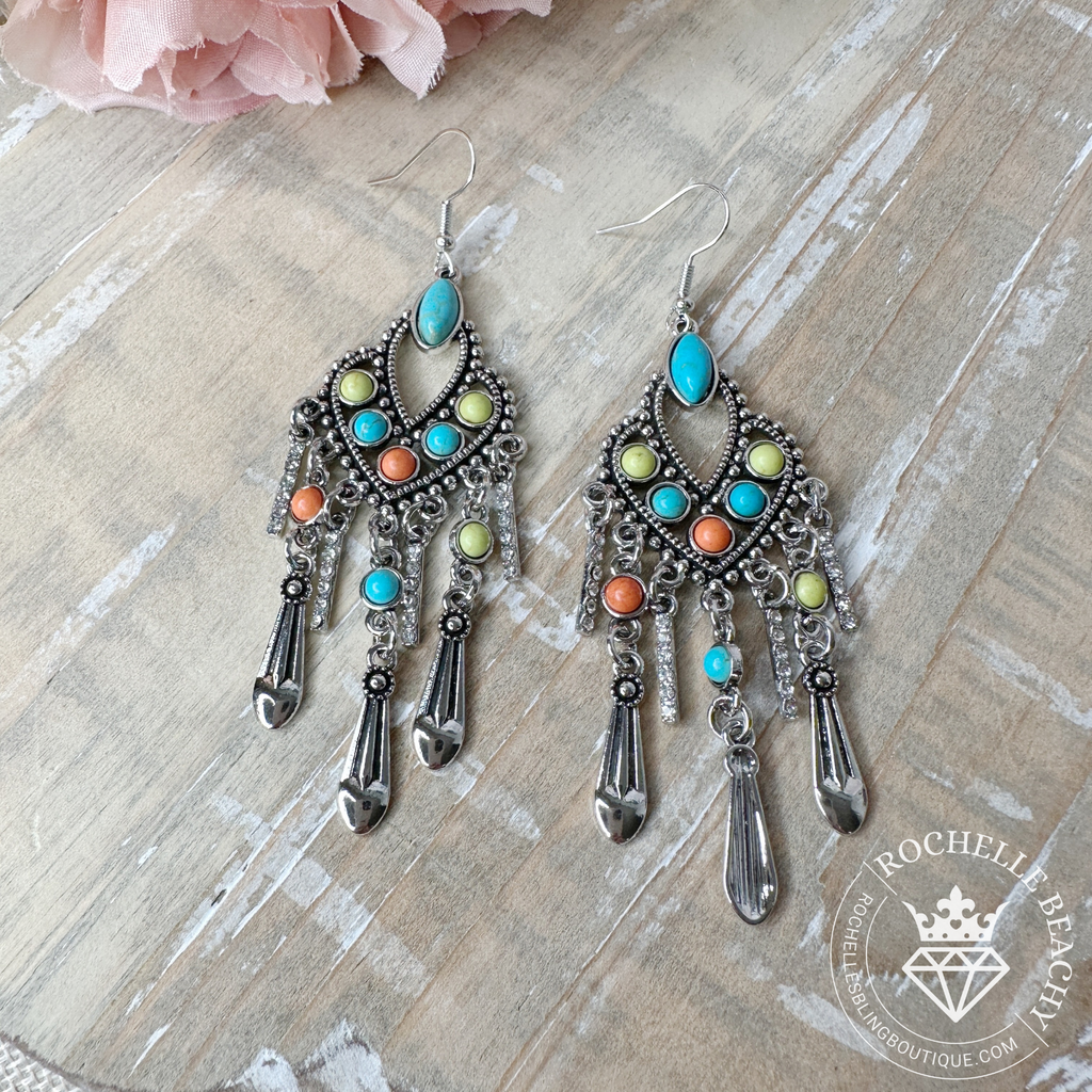 Paparazzi - Naturally Vintage - Multi Earrings