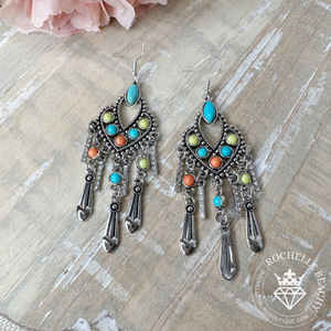 Paparazzi - Naturally Vintage - Multi Earrings