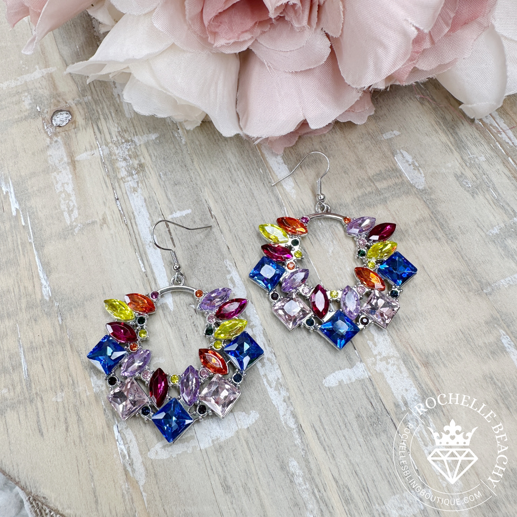 Paparazzi - Wreathed in Watercolors - Earrings