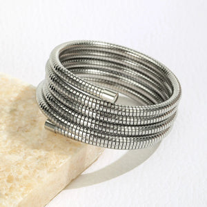 Titan Spiral - Silver Bracelet