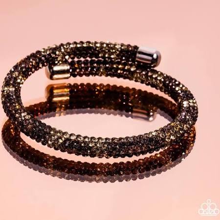 Paparazzi - Stageworthy Sparkle - Multi Cheetah Print Bracelet