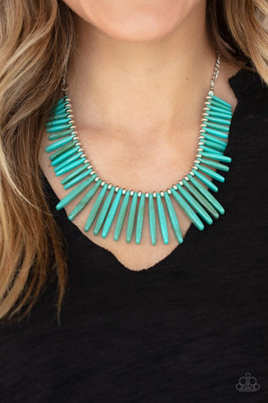 Paparazzi - Out of My Element - Blue Necklace