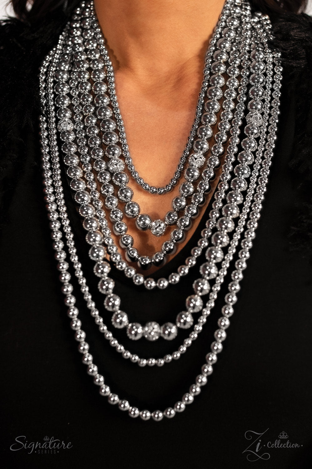 Paparazzi Accessories - The Tina - Silver Necklace