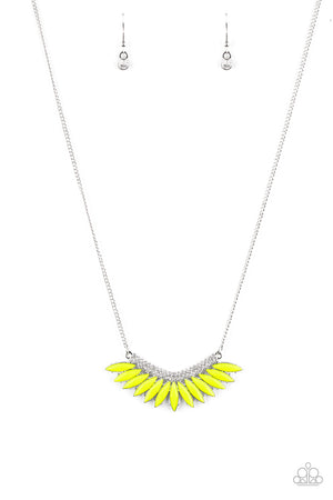 Paparazzi - Extra Extravaganza - Yellow Necklace