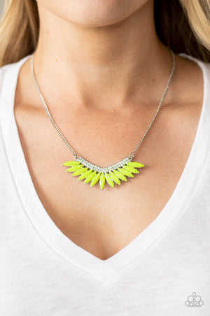 Paparazzi - Extra Extravaganza - Yellow Necklace