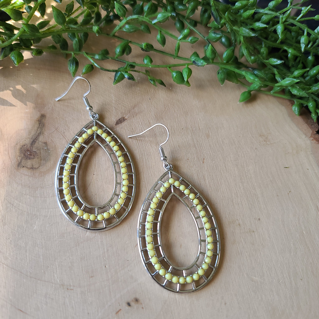 Paparazzi - Fruity Fiesta - Yellow Earrings