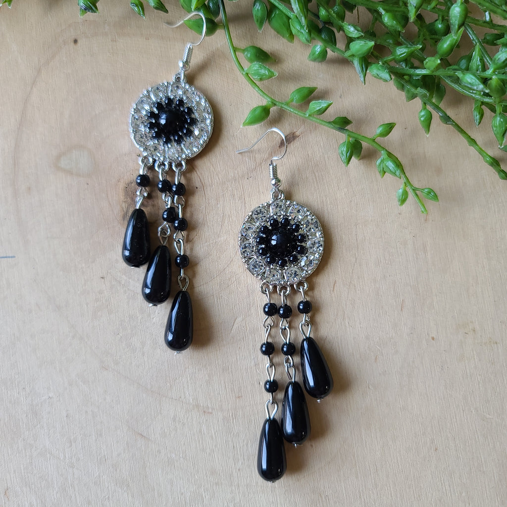 Paparazzi - Dreams Can Come True - Black Earrings