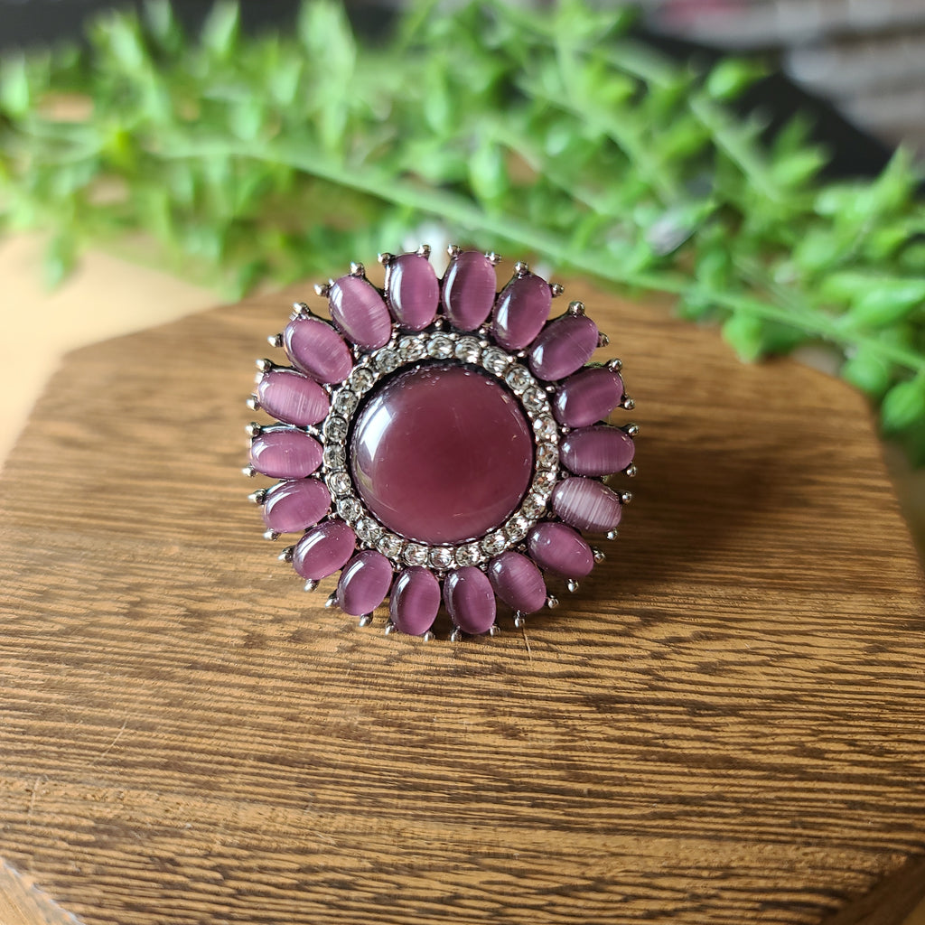 Paparazzi - Elegantly Eden - Purple Ring