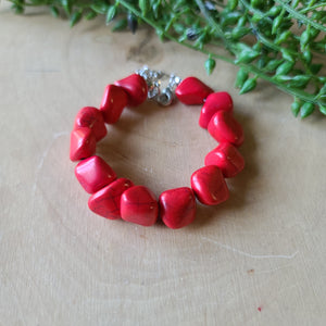 Paparazzi - Prehistoric Paradise - Red Bracelet