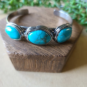 Paparazzi - Stone Shop - Blue Bracelet