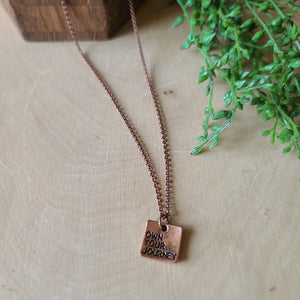 Paparazzi - Own Your Journey - Copper Necklace