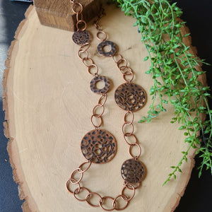 Paparazzi - HOLEY Relic - Copper Necklace