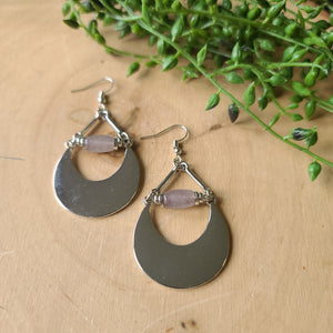 Paparazzi - Mystical Moonbeams - Silver Earrings