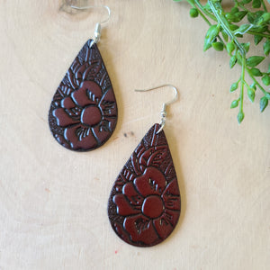 Paparazzi - Beach Garden - Brown Earrings