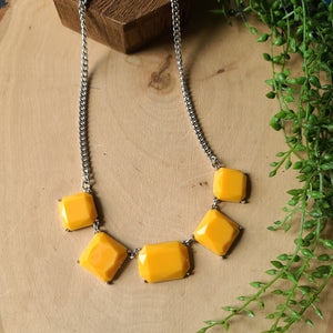 Paparazzi - Instant Mood Booster - Orange Necklace