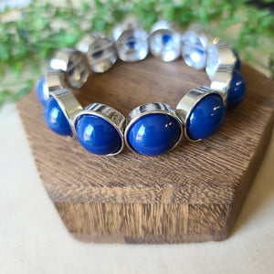 Paparazzi - POP, Drop, and Roll - Blue Bracelet