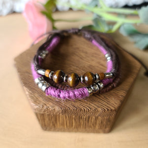 Paparazzi - Totally Tiki - Purple Bracelet