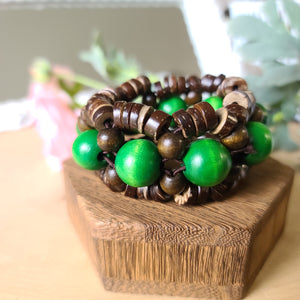 Paparazzi - Tropical Temptations - Green Bracelet