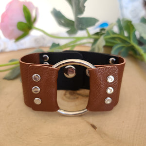 Paparazzi - Moto Mayhem - Brown Bracelet